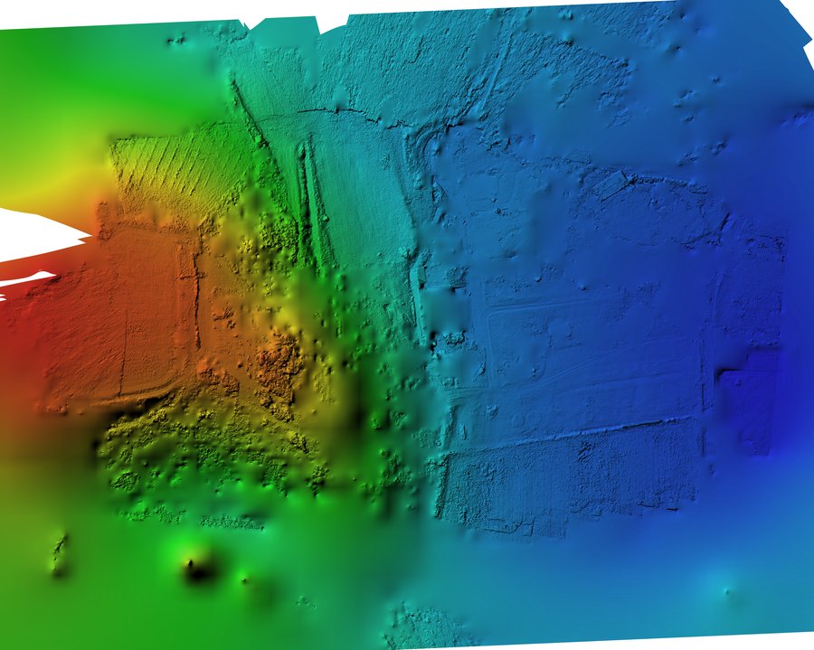 Villa Melara, Sasso Marconi: il versante in un modello a 1 cm Modello digitale del terreno da drone: Villa Melara, Sasso Marconi: il versante in un modello a 1 cm